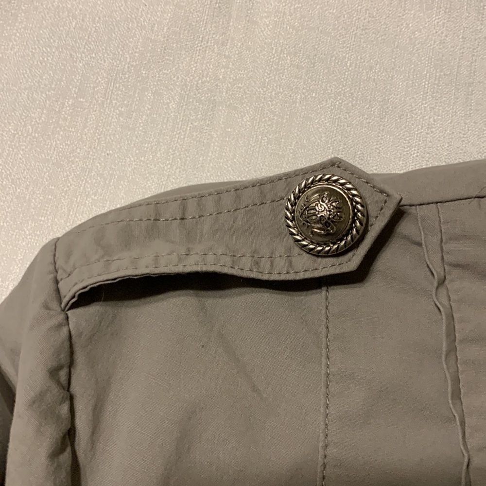 I-N-C International Concepts Large Zip Up Militar… - image 5